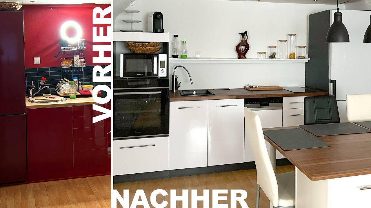 DIY K&Uuml;CHEN MAKEOVER Low Budget - K&uuml;che renovieren und Smart Home installieren | Xscaped
