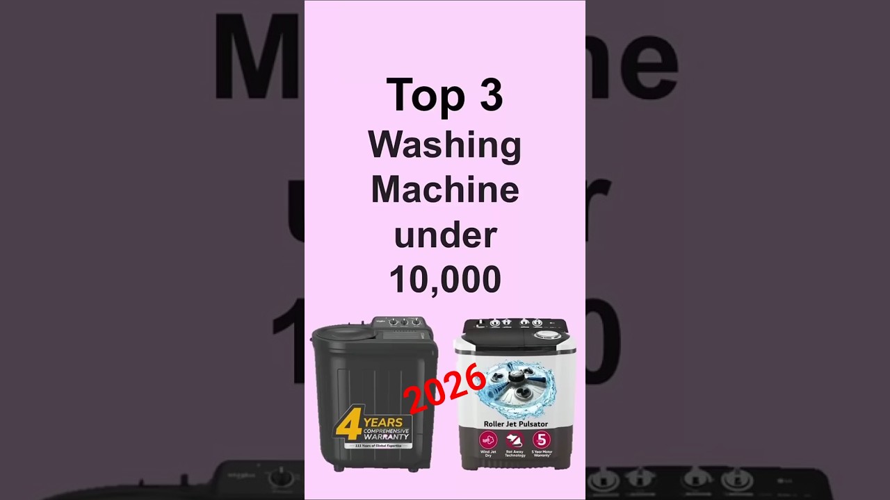 Top 3 Best Semi automatic washing machine under 10000 in India 2025