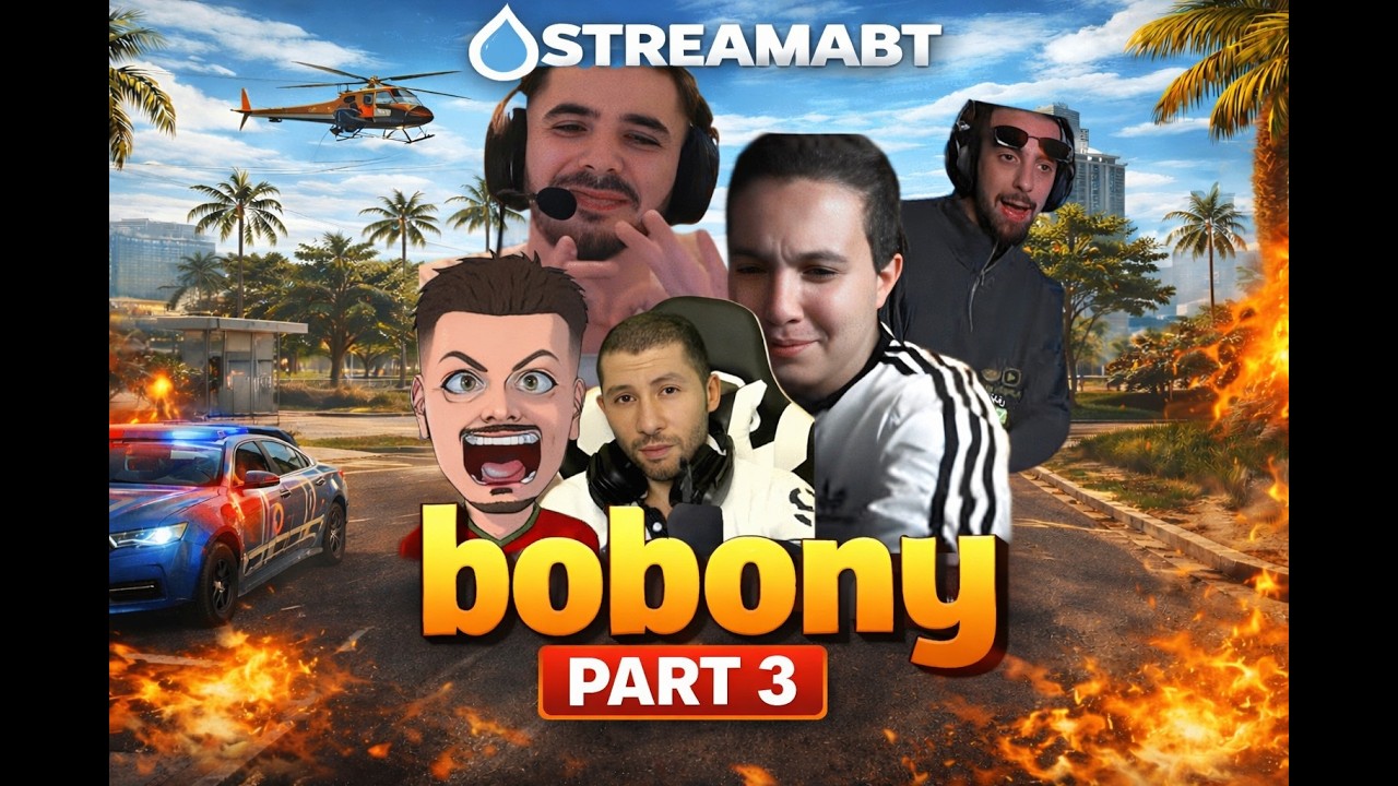 | BOBONY RP |🔥 FUNNIEST GTA RP MOMENTS |  شابكة f gta parts 3