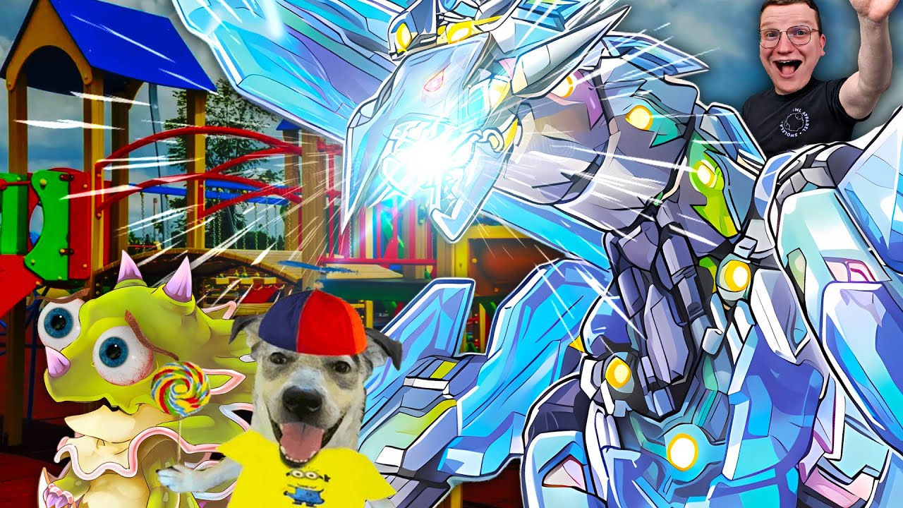 BULLYING SMALL CHILDREN WITH A GIANT KILLER ROBOT