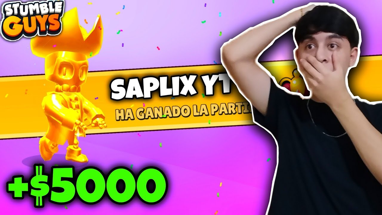 MI MAMÁ NOS RETA A GANAR TODAS LAS PARTIDAS EN STUMBLE GUYS 😱 AL PERDEDOR CACHETADA (GANADOR DINERO)