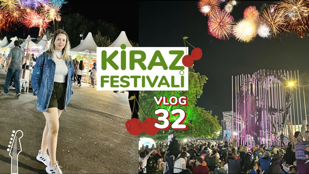 TEKİRDAĞ KİRAZ FESTİVALİ VLOG🍒 #vlog32