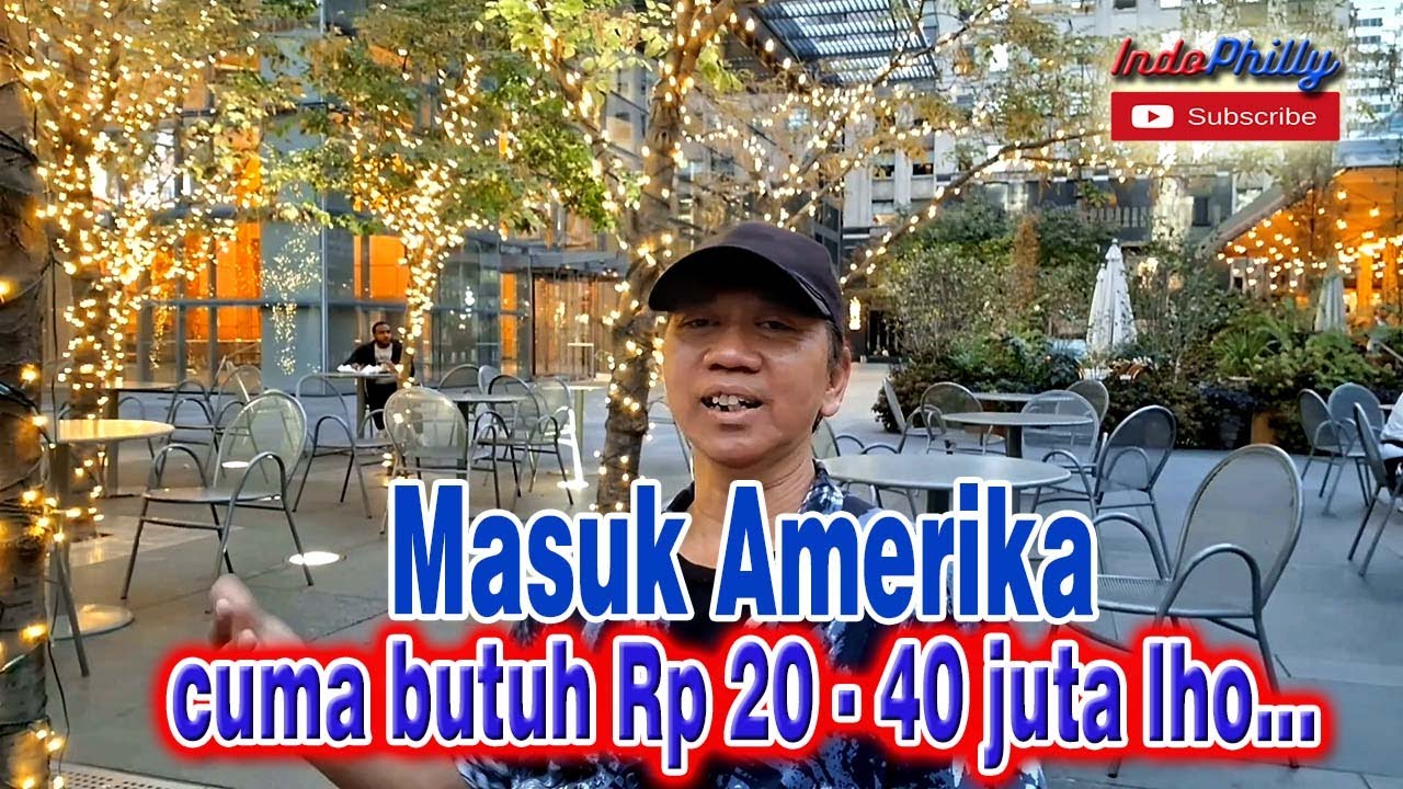 Benarkah ??!! hanya modal Rp. 20 - 40 Juta bisa masuk Amerika Serikat ?