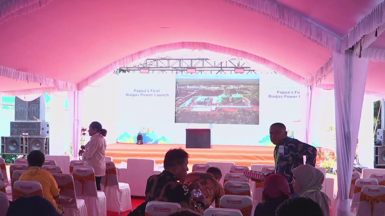 Papua's First Biogas Power Launch