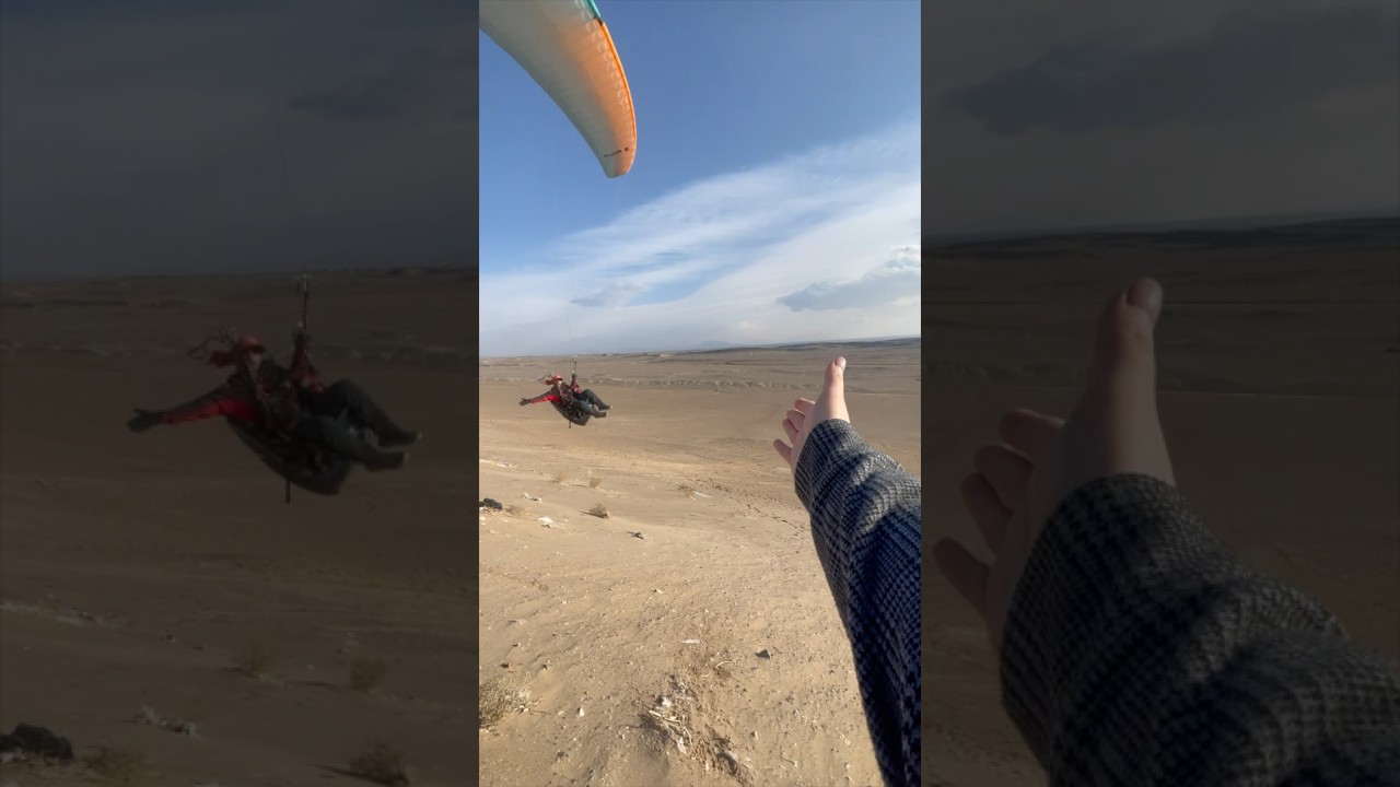 Soaring the sand dunes 