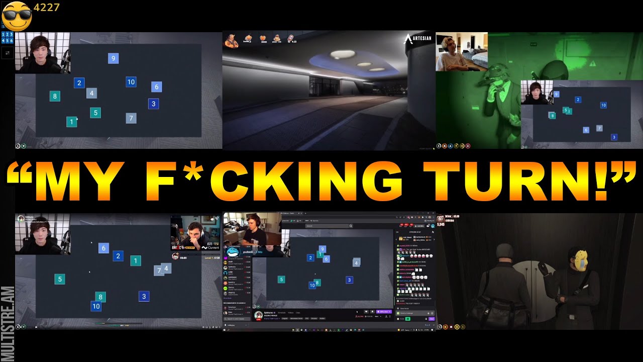 Dean GOT TRIGGERED BY Sykkuno? Dean's MULTI POV STREAM! Dean WATCHES EVERYONE DOING THE CASINO HEIST