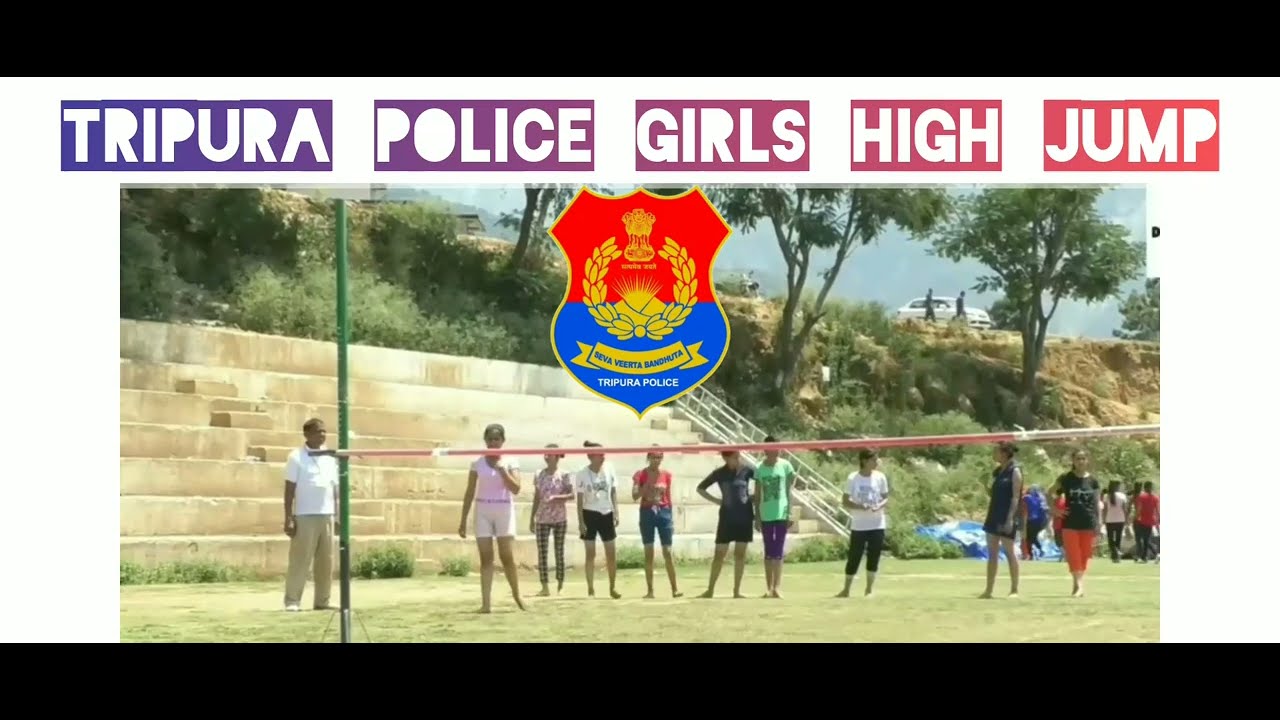 🔥Tripura police girl high jump 3.4 feet .#highjump #tripurapolice #policebharti2021🚨
