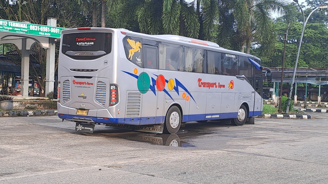 Bus Legend 👍Bus Terbaru Transport Ekpress Dengan Livery LamaNya📍Seru Persaingan Bus Padang 