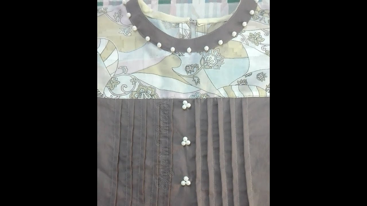 DIY,  Designer  top with pleats