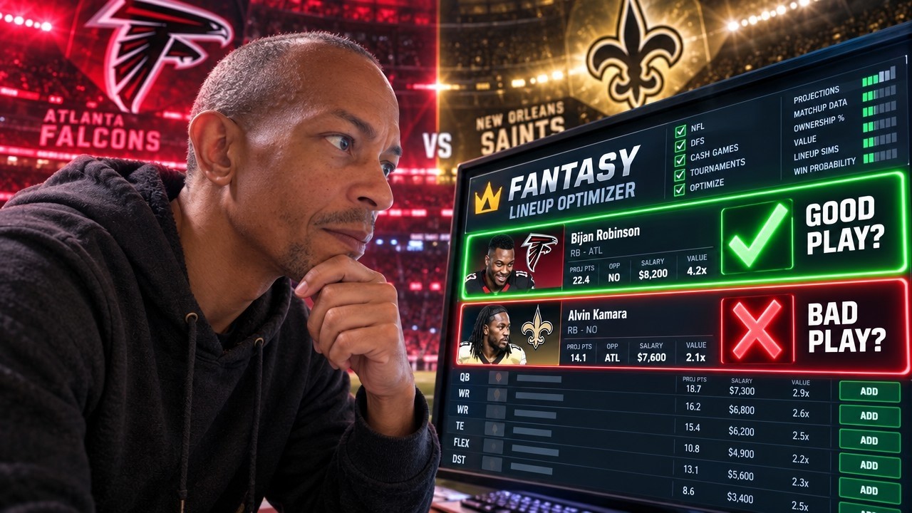 DON&rsquo;T Build Your Falcons vs  Saints Showdown Lineup Until You See This!