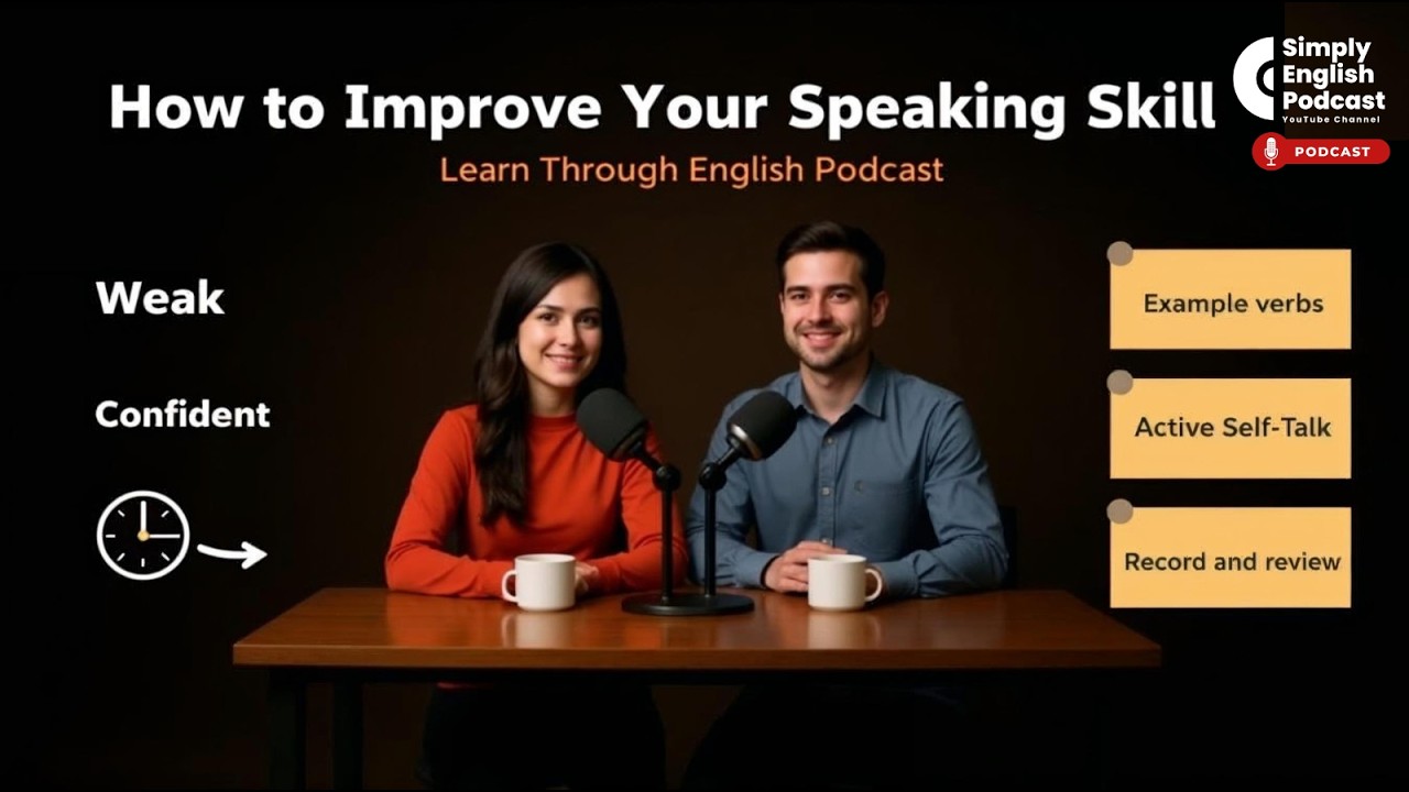 How to Improve Your Speaking Skill | Simply English Podcast