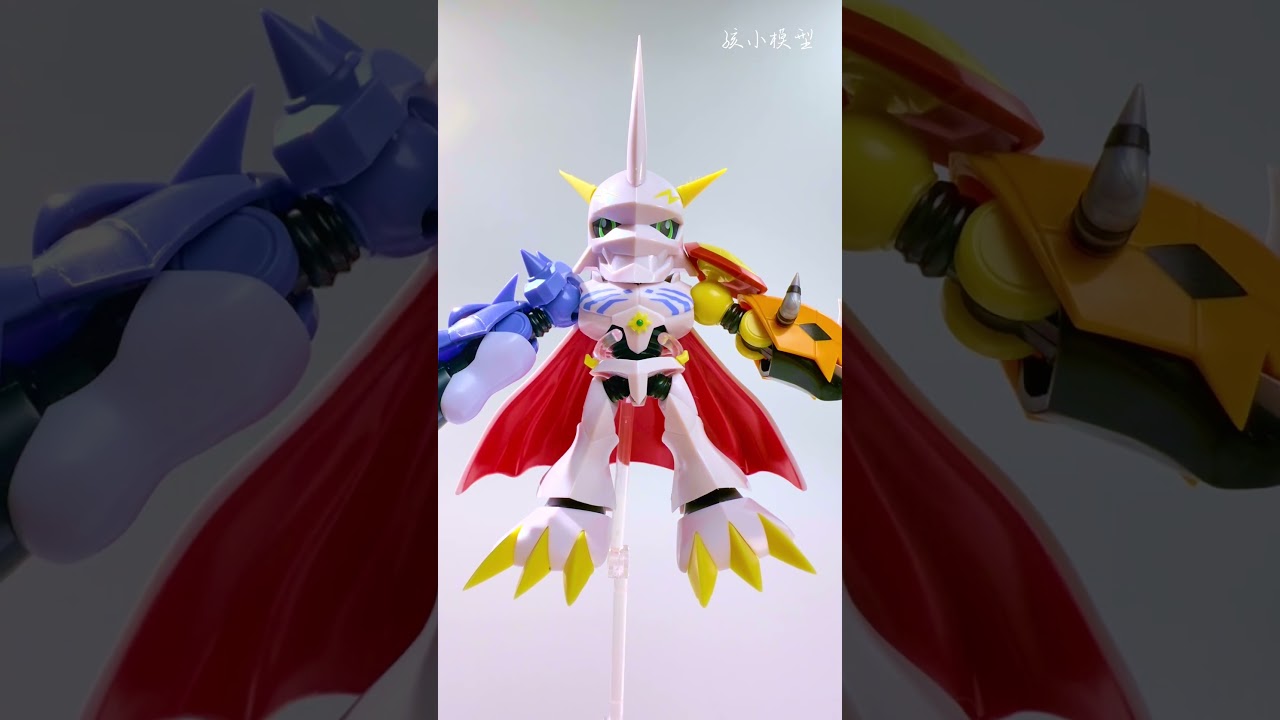 数码宝贝迷必看！万代Plabako盲盒开箱，透明奥米加兽颜值天花板！#digimon #plabako #bandai