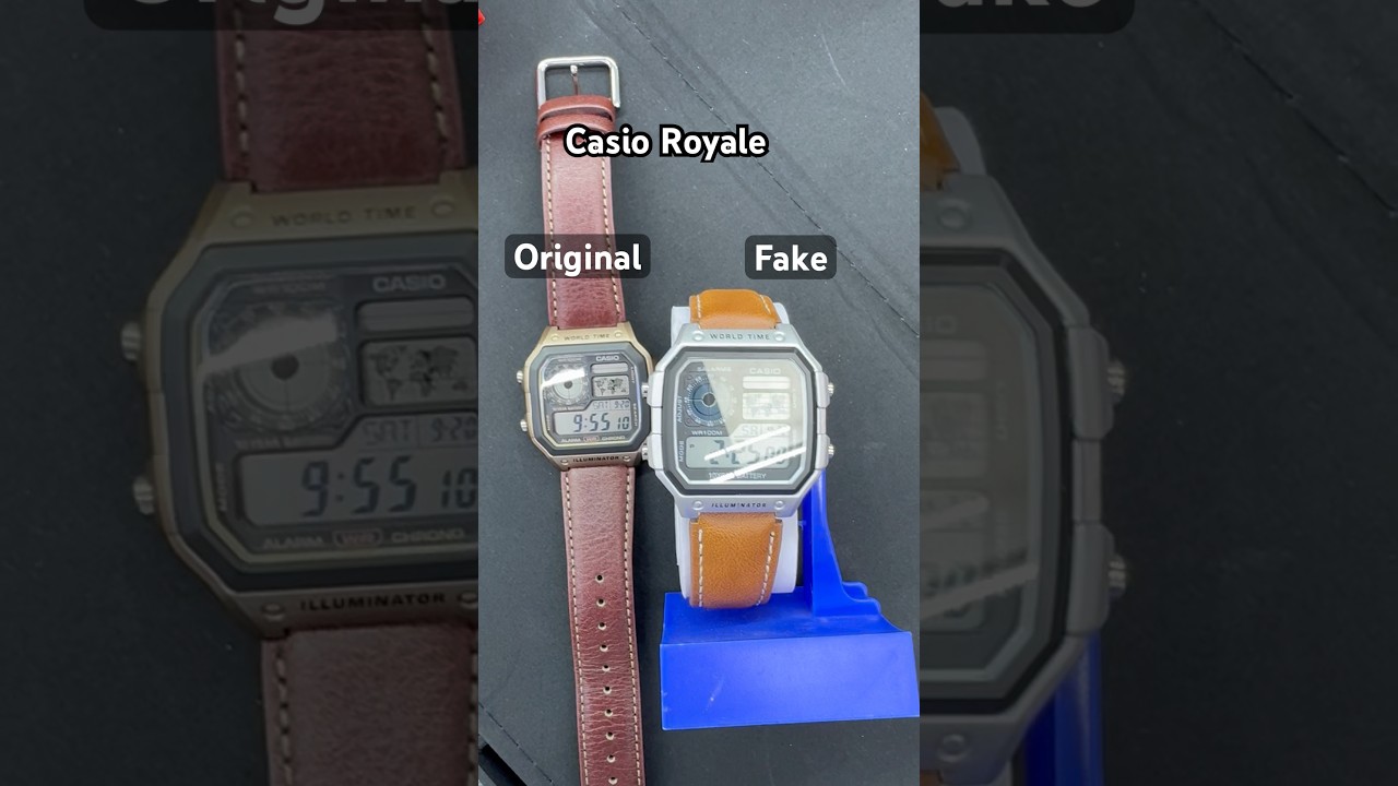 Fake vs Orginal - Casio Royale - Casio -AE1200-WHL- 5AV #bestwatch #watchlover #watches #luxurywatch