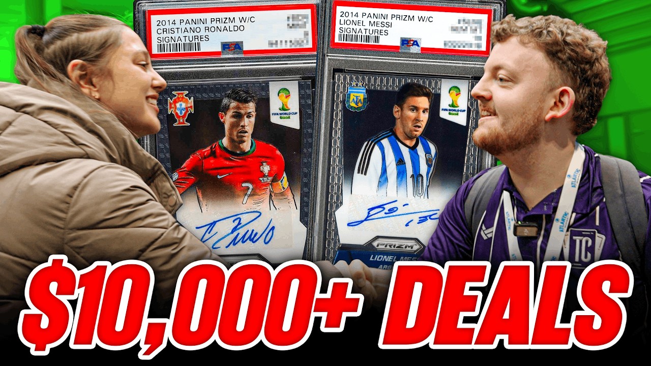 Over $10,000 of DEALS at a CRAZY BUSY Yorkshire Card Show!