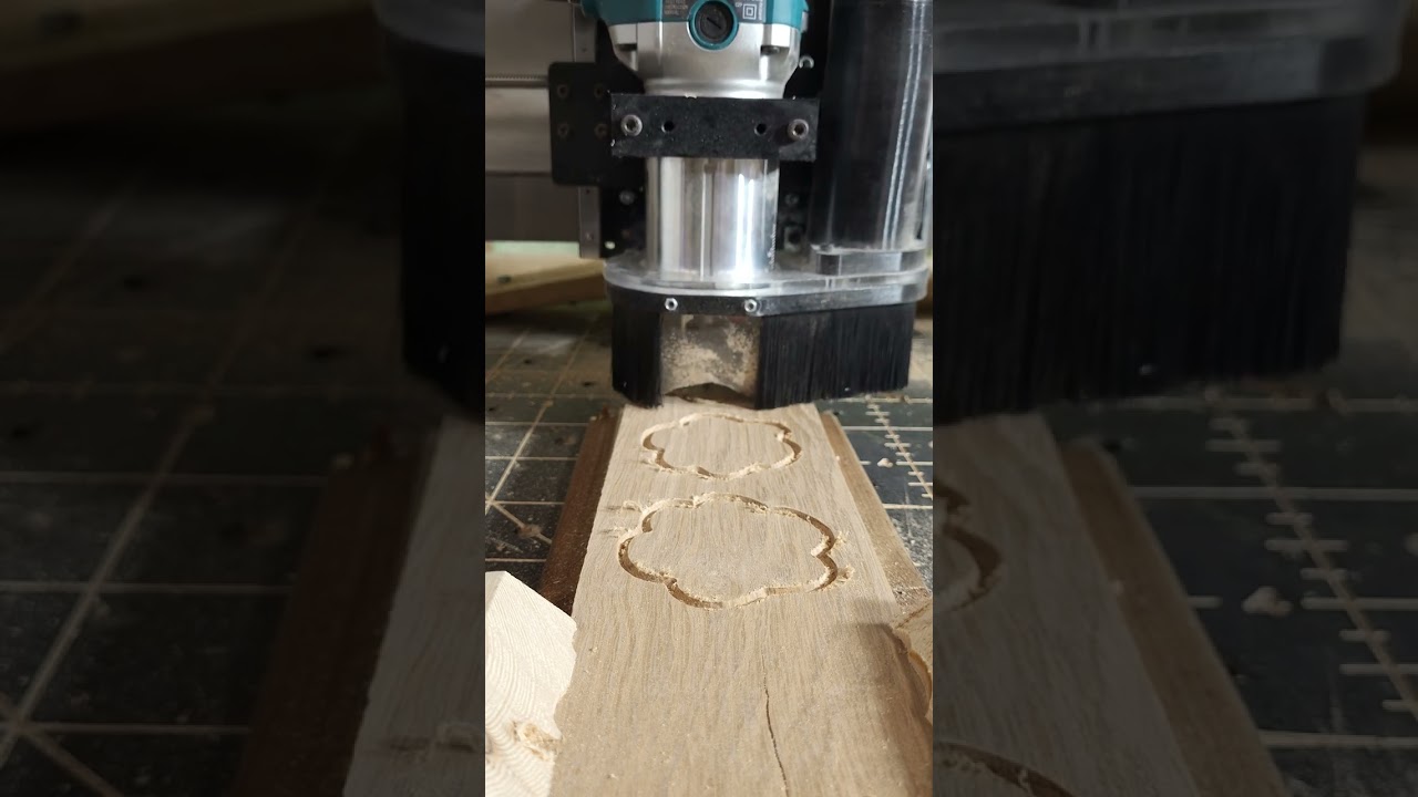 CNC machine router asmr Wood Working