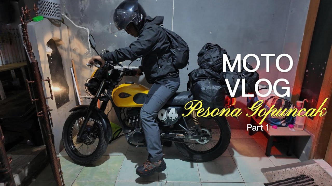 Nekat! Bawa Beban Berat di Jalan Terjal Selama 20 Menit Demi Motocamp I PESONA GOPUNCAK Part1