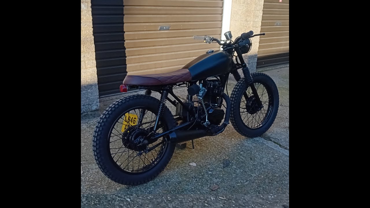 S11 E2 - HONDA CG125 VINTAGE STYLE CAFE RACER / FLATTRACKER - ПОЛНАЯ СБОРКА.