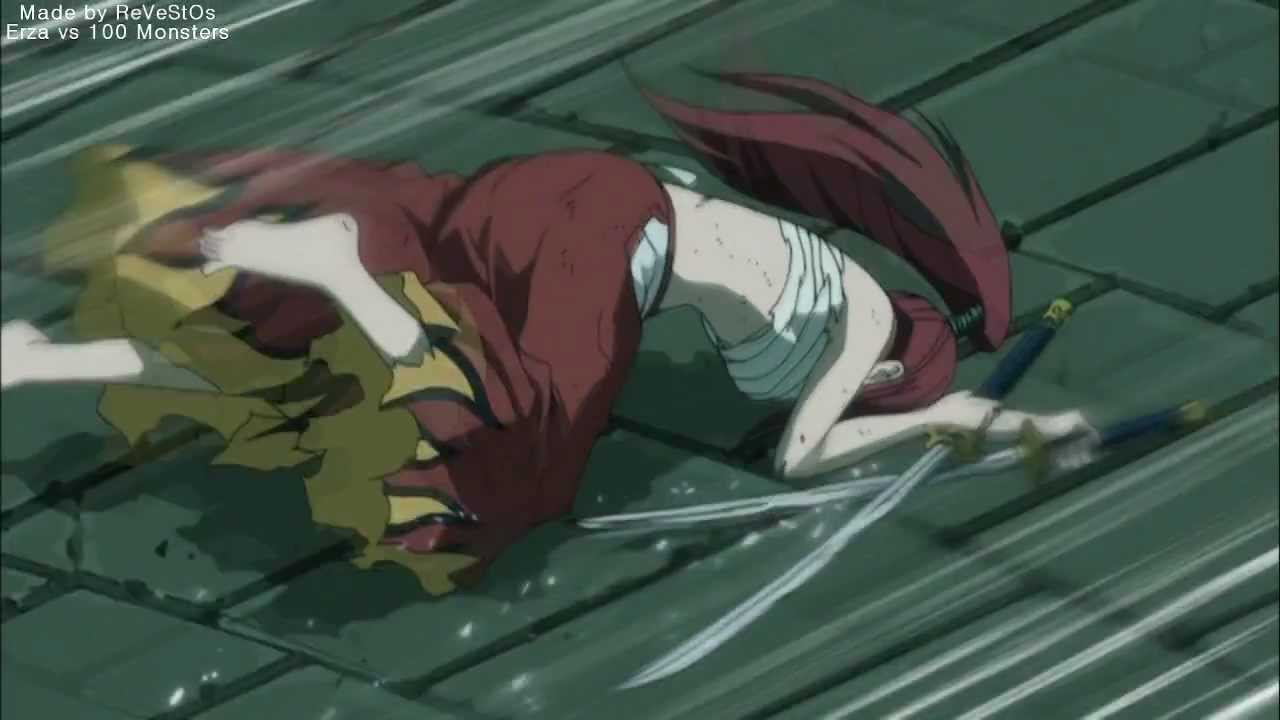 Fairy tail AMV Erza VS 100 Monsters