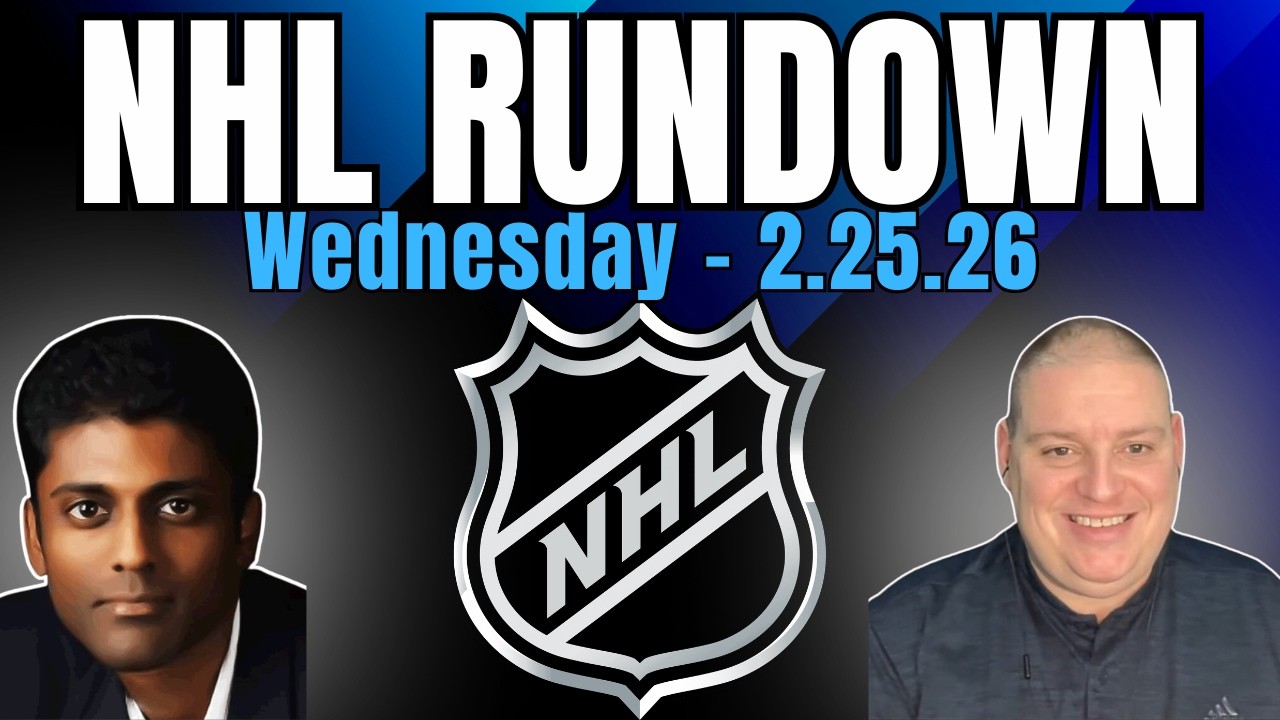 Wednesday NHL Rundown Picks - 2/25/26 l Craig Trapp & Indian Cowboy NHL Betting Picks & Predictions