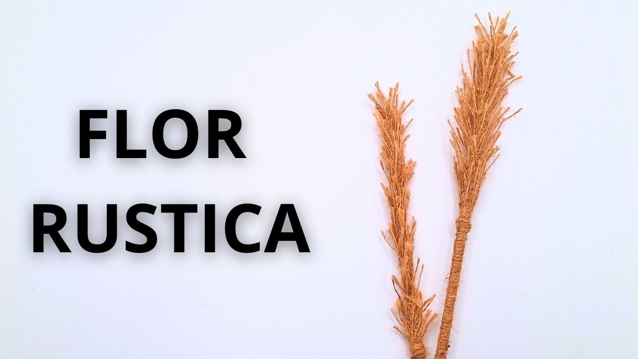 Cómo hacer una FLOR DE LAVANDA con yute | Decoración natural DIY
