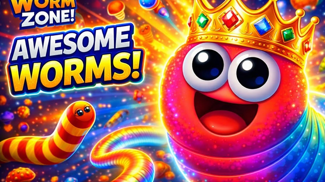 🐍WORMSZONE.IO | GIANT SLITHER SNAKE TOP 1 / Epic Worm Zone Best Gameplay | part 001