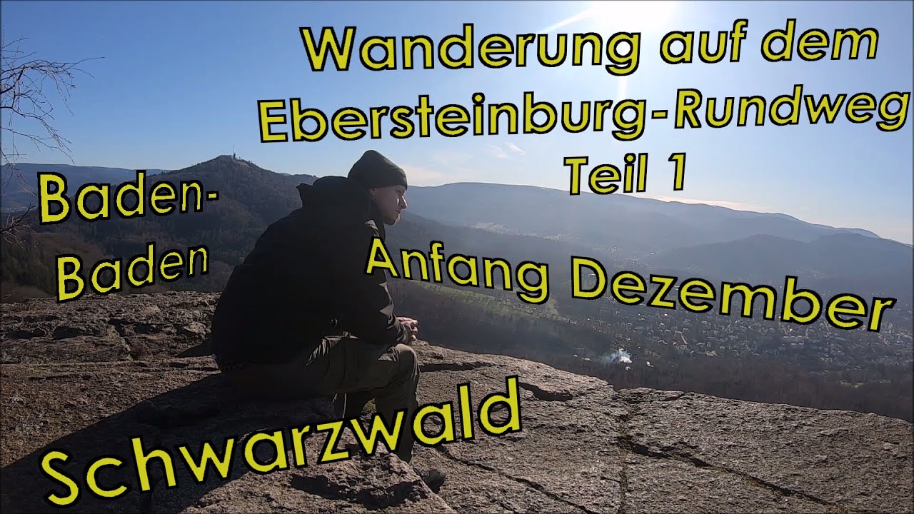 Wandern auf dem Ebersteinburg-Rundweg - Premiumwanderweg - Baden-Baden im Schwarzwald - Teil 1