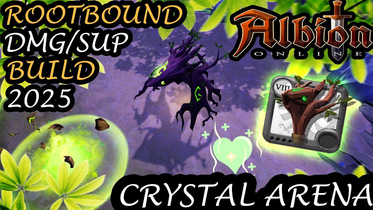 Rootbound Ent Shapeshifter Staff DMG Build 2025 - Crystal Arena (Crystal Rank/S26) - Albion Online