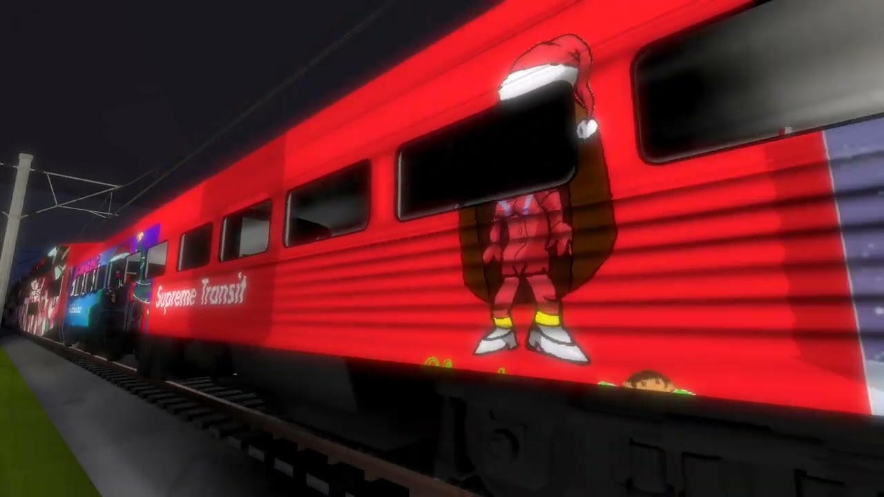 Rolling Line Supreme Transit Holiday Train | Shot with GeForce