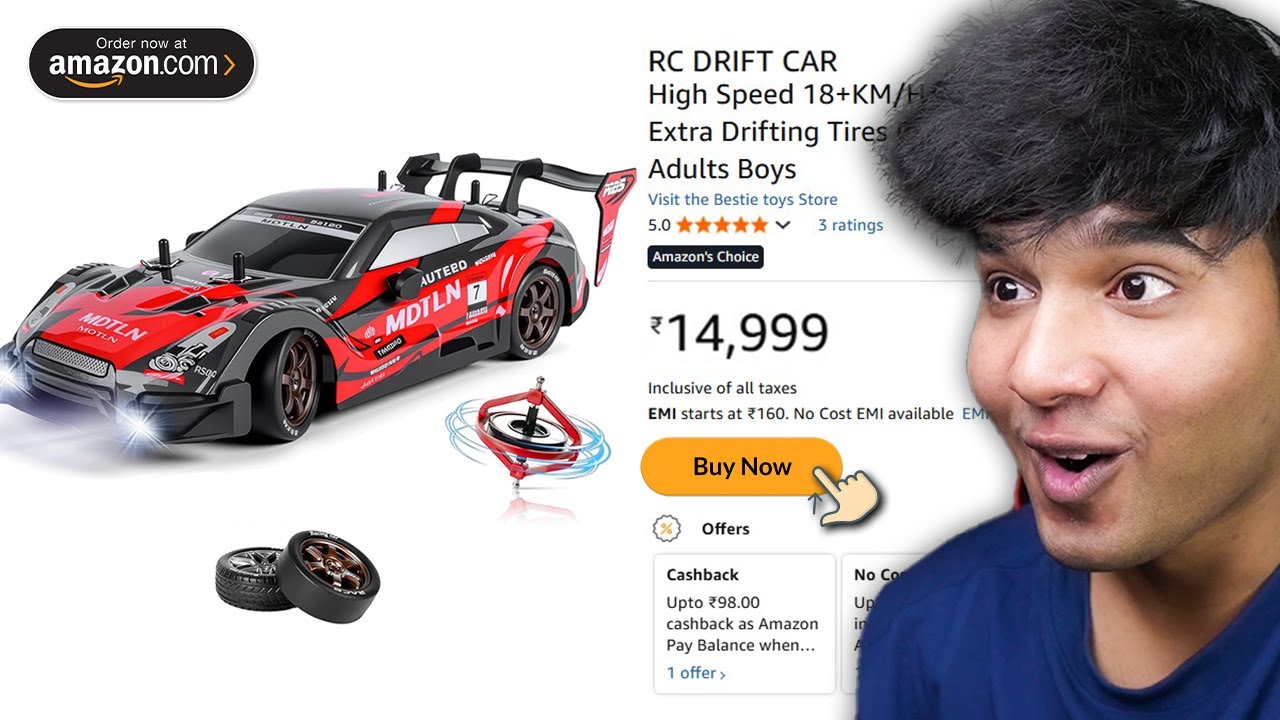 i bought *Expensive RC DRIFT CARS* FROM AMAZON! it Drifts....😱