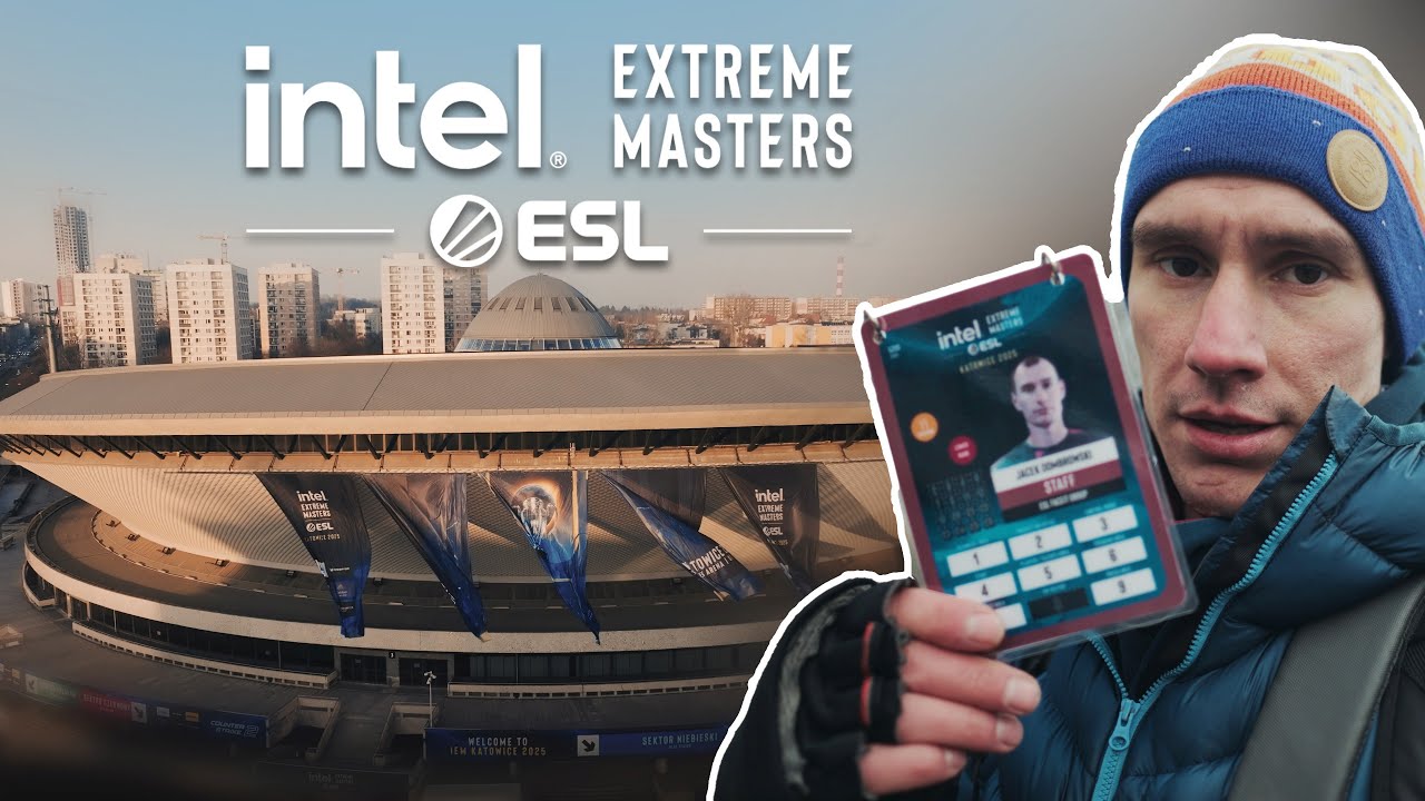 Praca droniarza podczas Intel Extreme Masters | Katowice 2025  @ESL