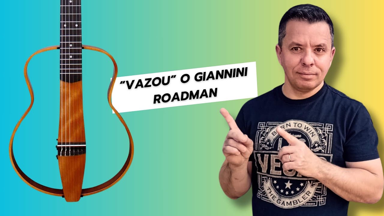 VAZOU! 😱 Violão Náilon Eletroacústico Giannini Roadman GRMN N