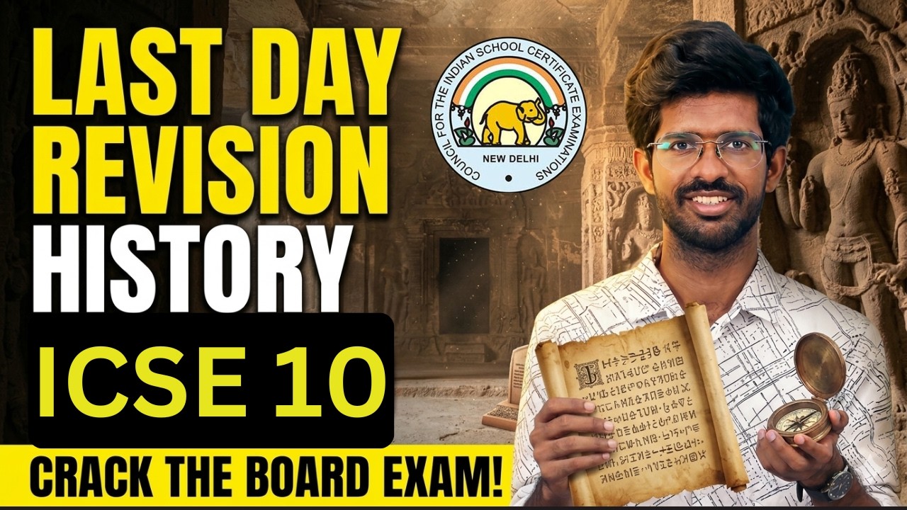 One Shot HISTORY | High Weightage Chapters | ICSE | Board Exam 2026