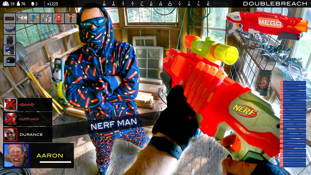 NERF GUN BATTLE ROYALE - Часть 2 (Шутер от первого лица Nerf!)