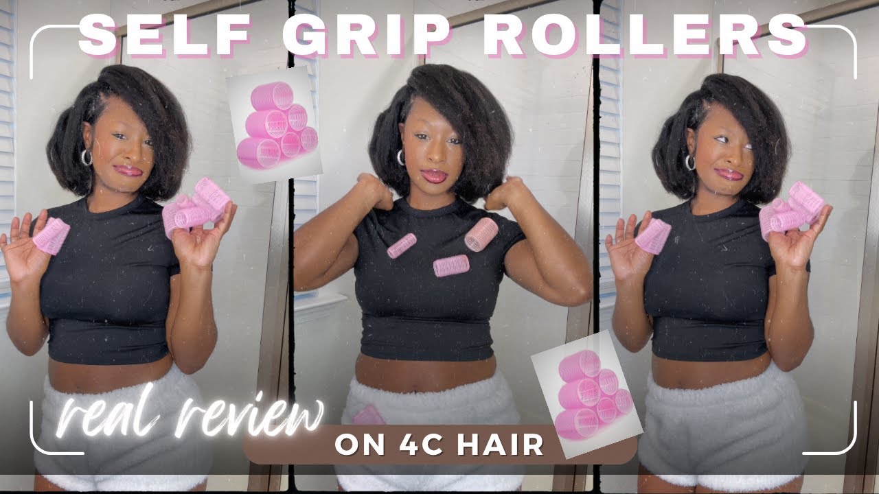 REFRESHING my Blowout on 4C Natural Hair using Self Grip Rollers 💁🏽‍♀️ MY REAL REVIEW 👀