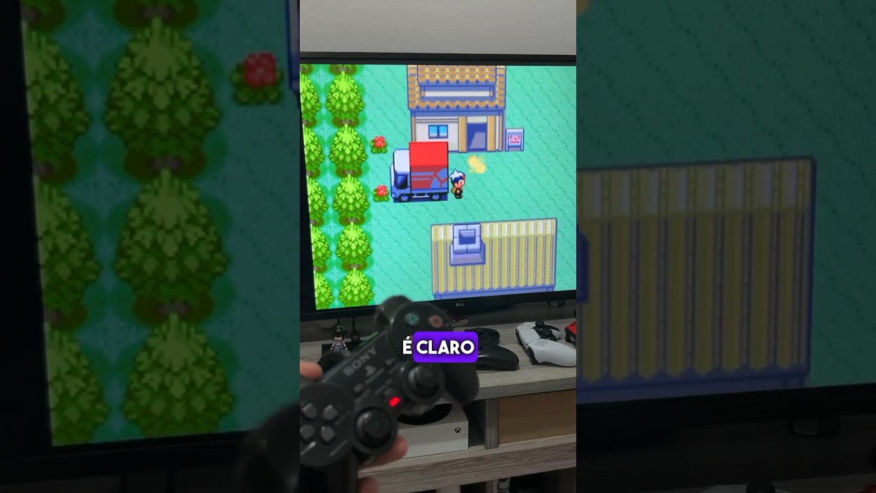 JOGAR POK&Eacute;MON de GBA no PLAYSTATION 2? &Eacute; POSS&Iacute;VEL! #shorts #pokemon #ps2 #curiosidades