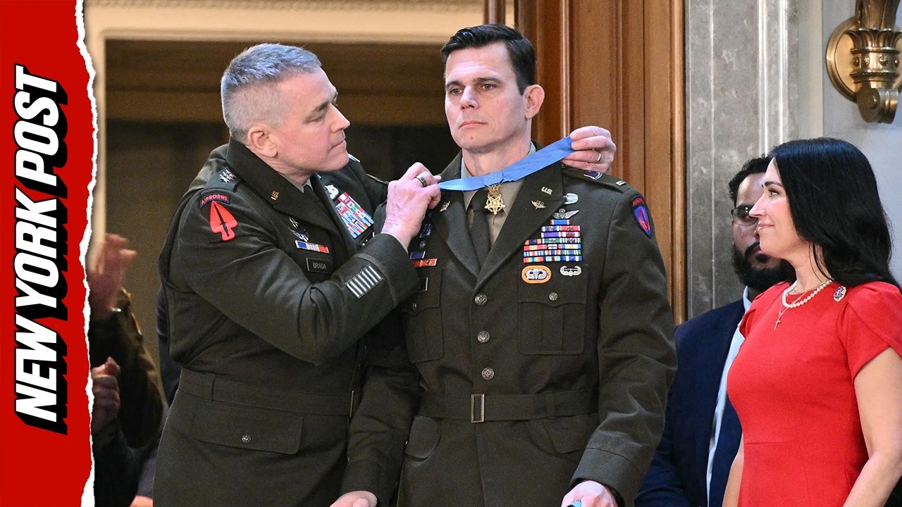 Trump Awards Medal of Honor to Hero Pilot Wounded in Maduro Raid