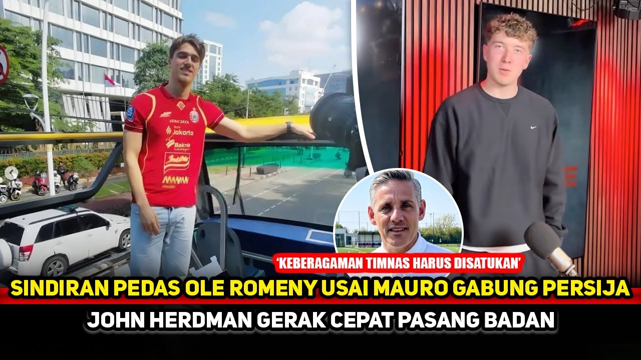 BIKIN KAGET! Ole Romeny putuskan begini usai Mauro berkarir di Indo~Herdman satukan keberagaman