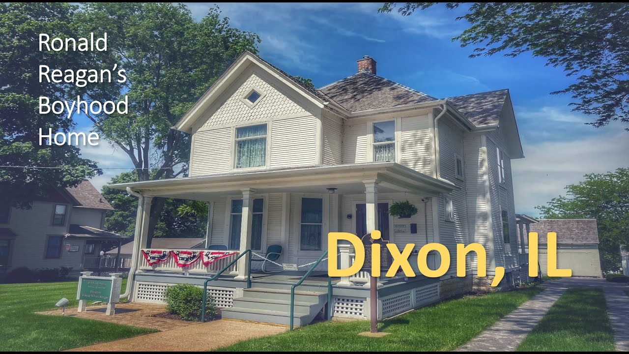 Dixon, IL  |  A 4K City Walking Tour