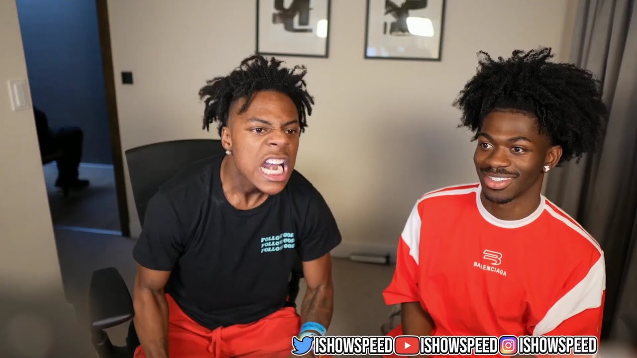 IShowSpeed barking at Lil Nas X