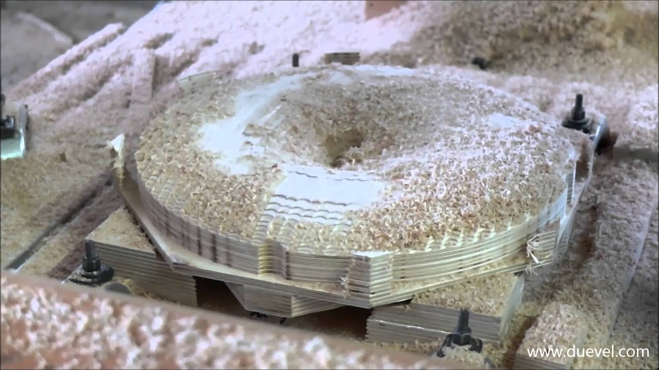 omnidirectional horn loudspeaker 3D CNC milling