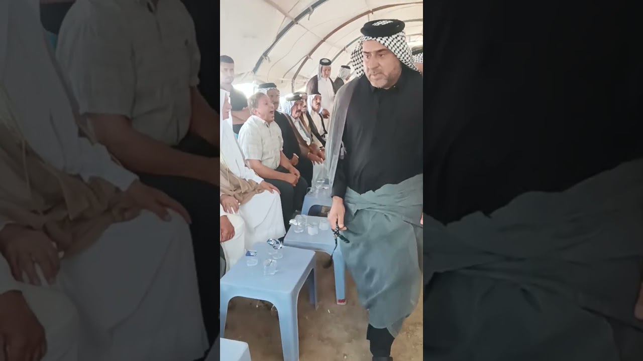 مشيه عشيره الكرد شمر الجربا على الصدعان بقياده الشيخ عبود شنان  والشيخ تقي كاظم على إثر حادث دهس