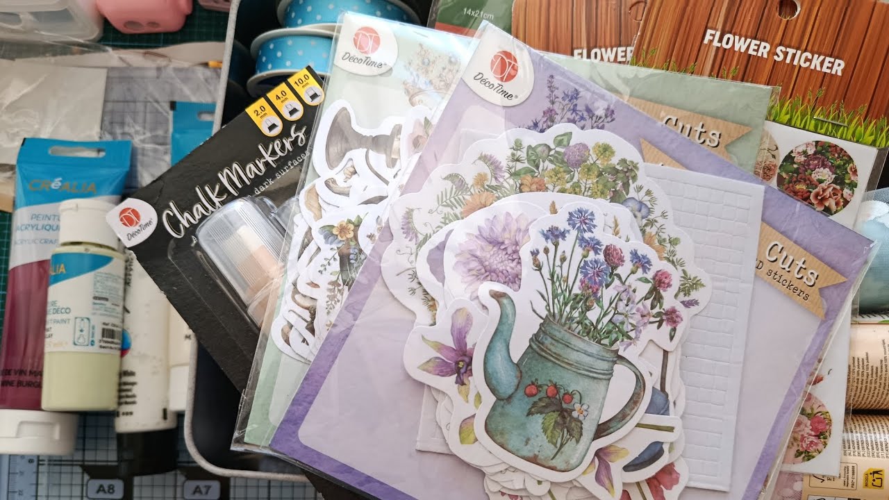 Collective haul for junk journaling supplies 