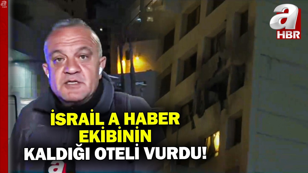 İsrail A Haber ekibinin kaldığı oteli vurdu! 4 kişi öldü 10 kişi yaralandı | İşte o anlar | A Haber