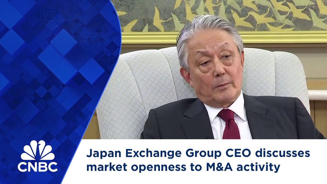 Japan Exchange Group CEO discusses market openness to M&A activity