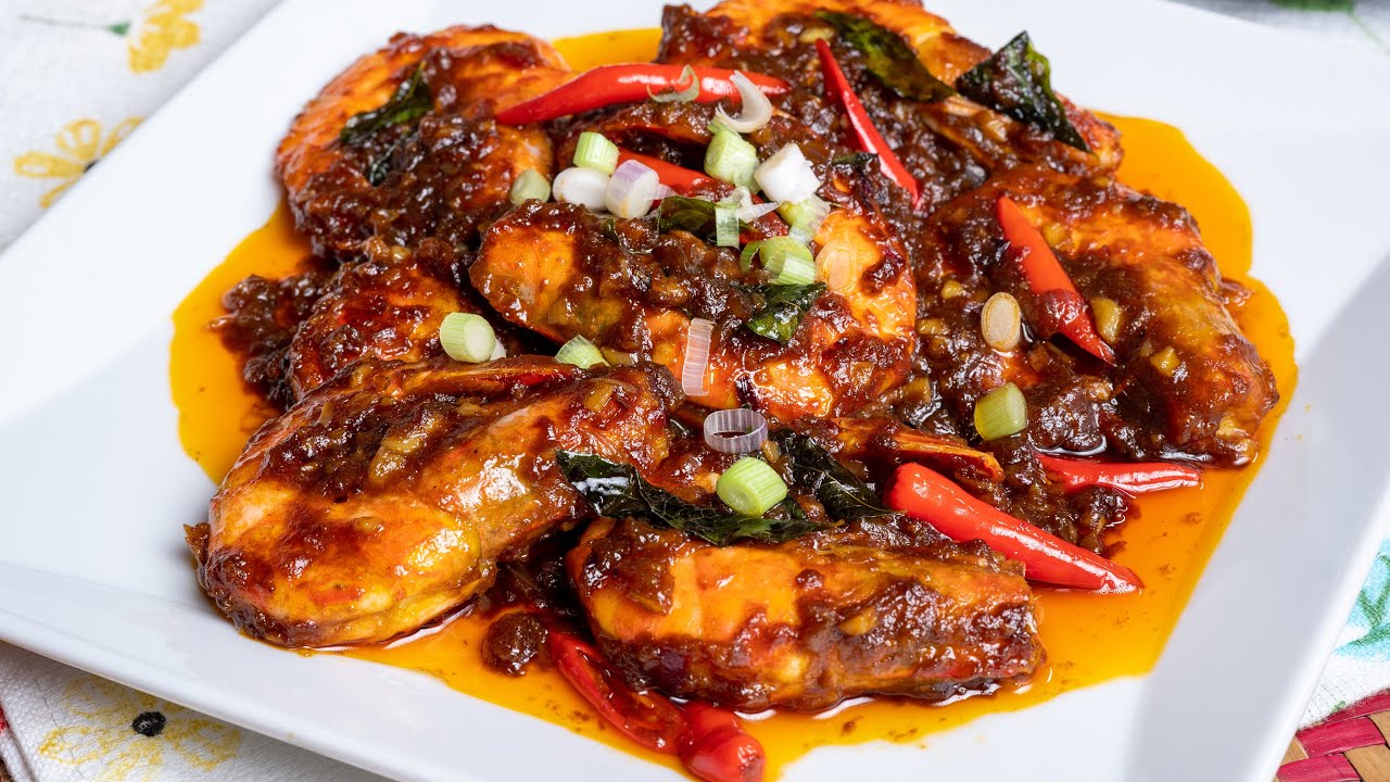 Udang Kam Heong, uii sedap menjilat jari.