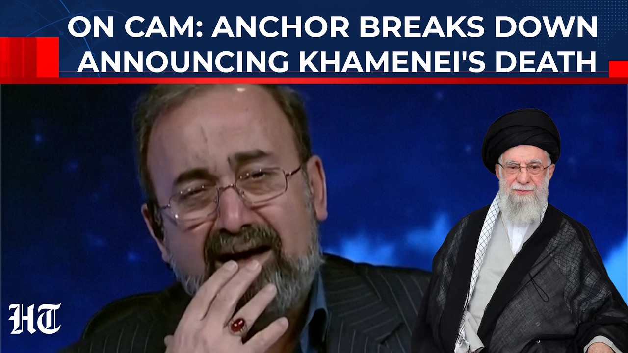 On Cam: Iranian Anchor Breaks Down Into Tears Announcing Ali Khamenei's Assassination By Israel, USA