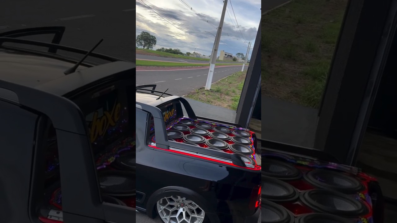 SAVEIRO DEBOXE REBAIXADA + ARO 20 + SOM AUTOMOTIVO TOCANDO FORTE NO GRAVE