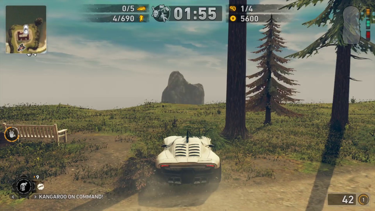 Carmageddon: Max Damage secret treasure rock jump