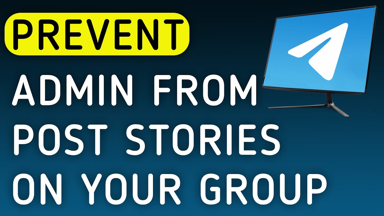 How To Prevent Admin From Post Stories On Your Group On Telegram App On PC (New Update)