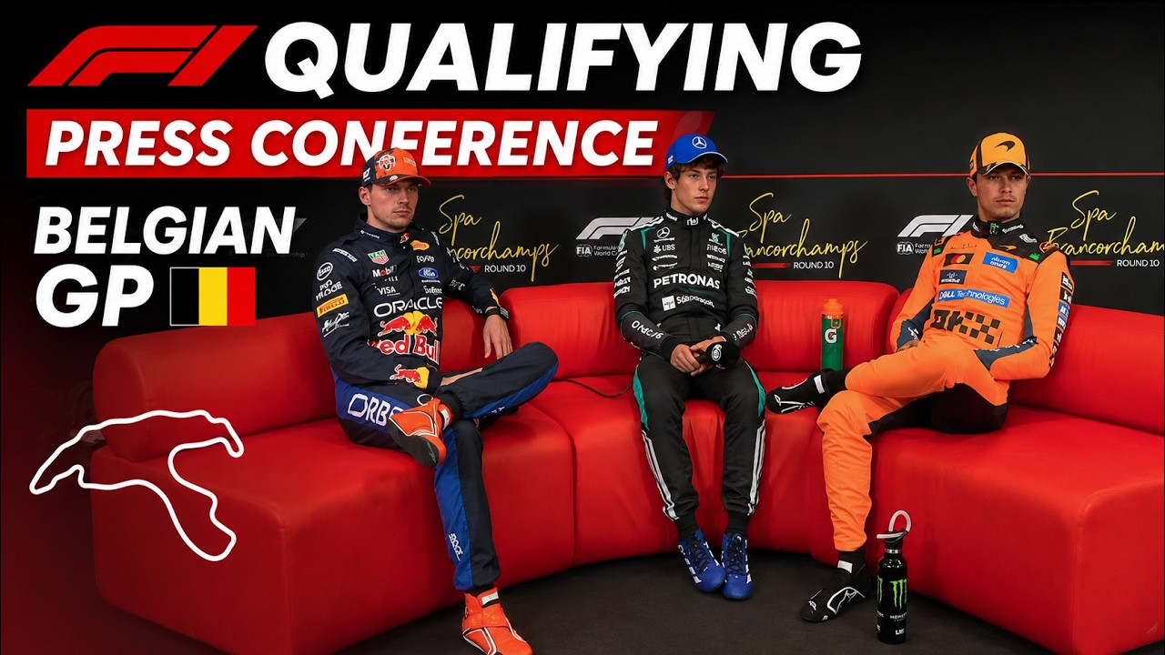 F1 Qualifying Press Conference - Belgian GP | Kimi Antonelli, Max Verstappen, Lando Norris